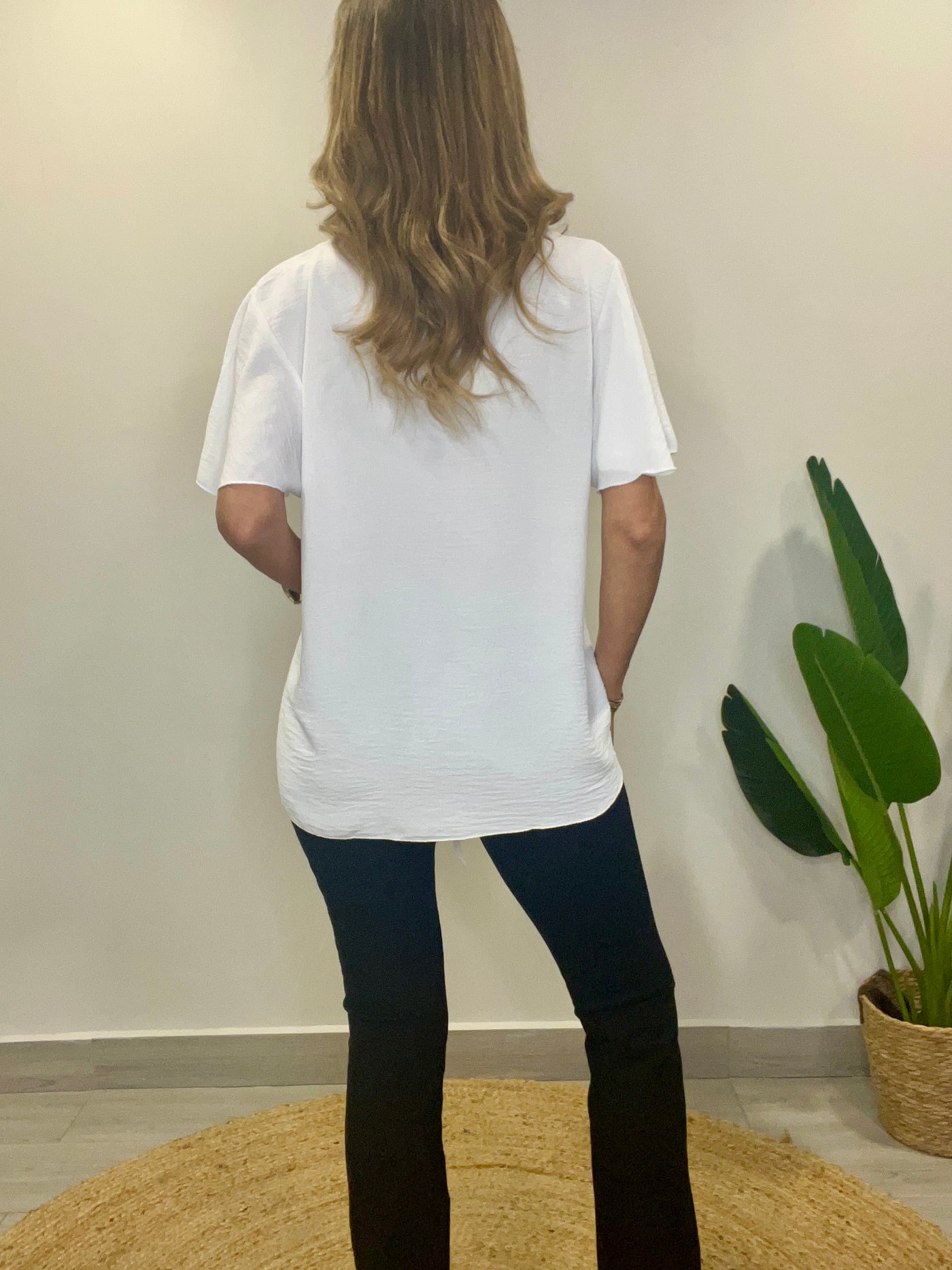 Blusa Crep micaela blanco