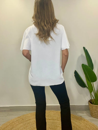 Blusa Crep micaela blanco