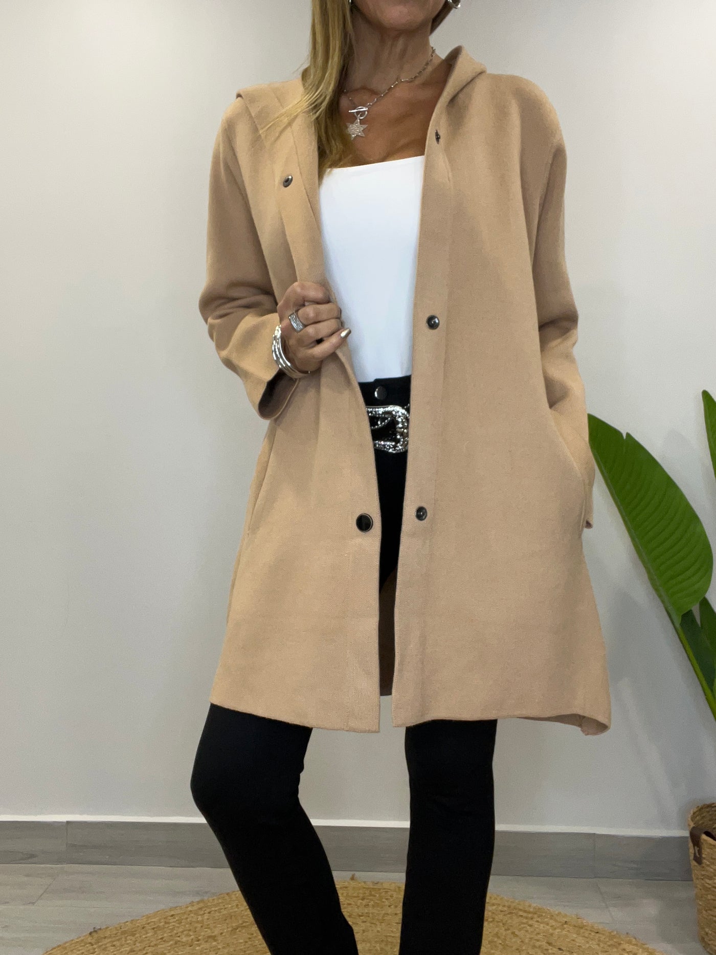 Abrigo Argolla Beige
