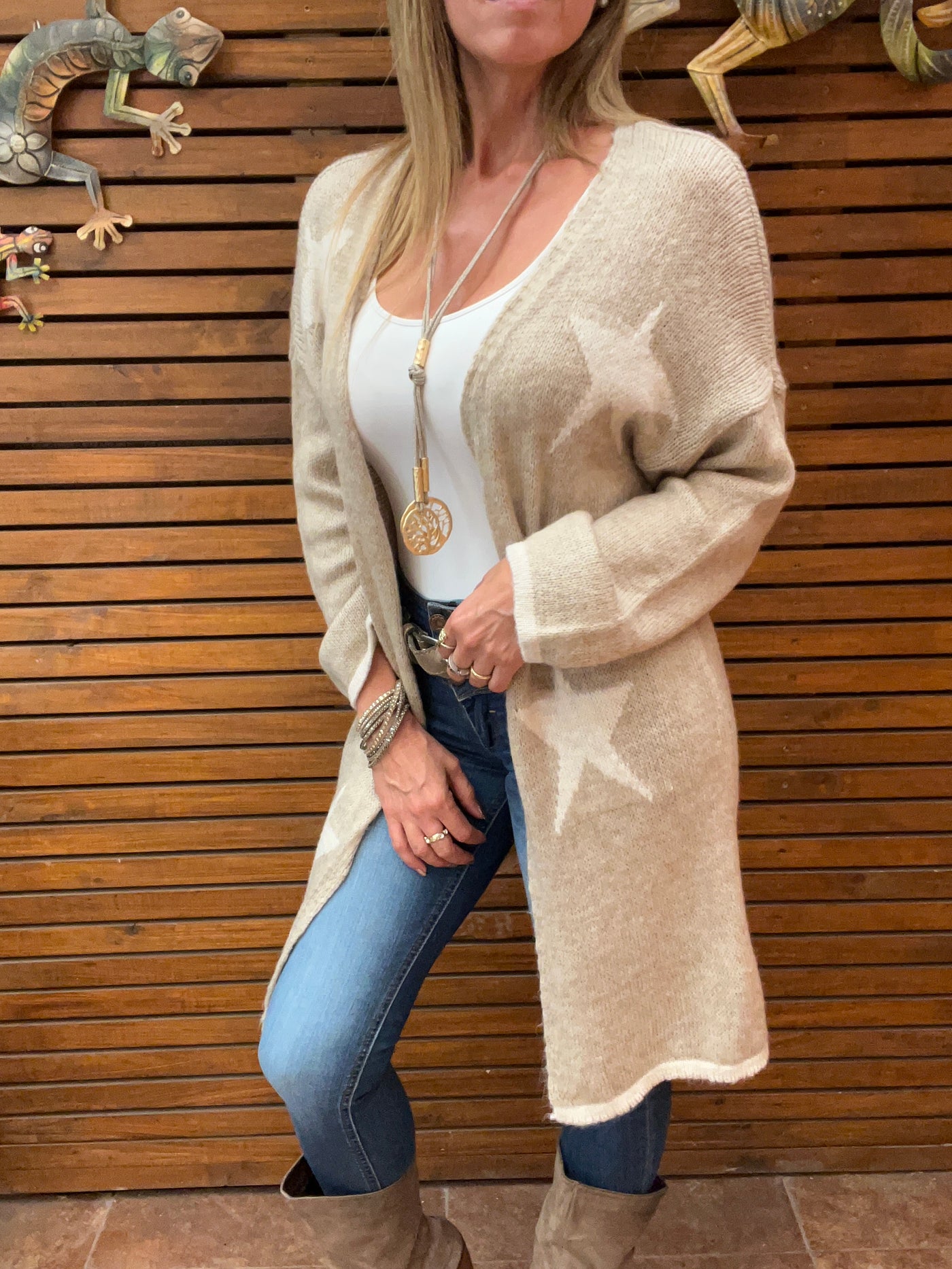 Chalecón Italiano Star Beige