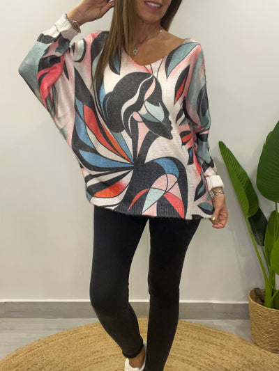 Sweater Italiano Filipa Rojo
