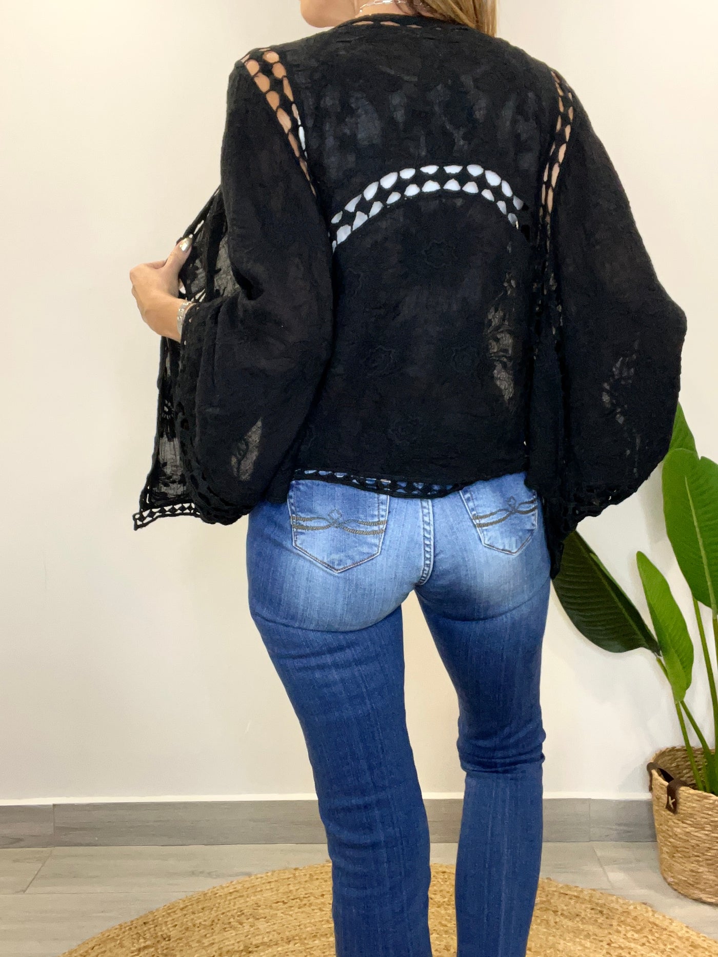 Tapado Hilo SantisT Negro