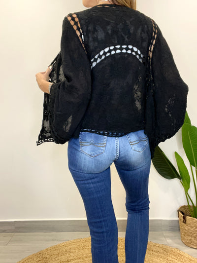 Tapado Hilo SantisT Negro