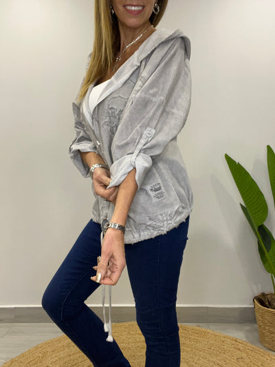 Chaqueta linolet Ferrari perla