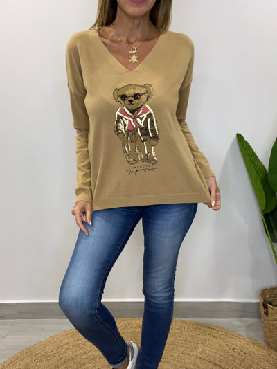 Sweater Bear Camel