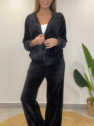 Conjunto Plush Relax (2 piezas) negro
