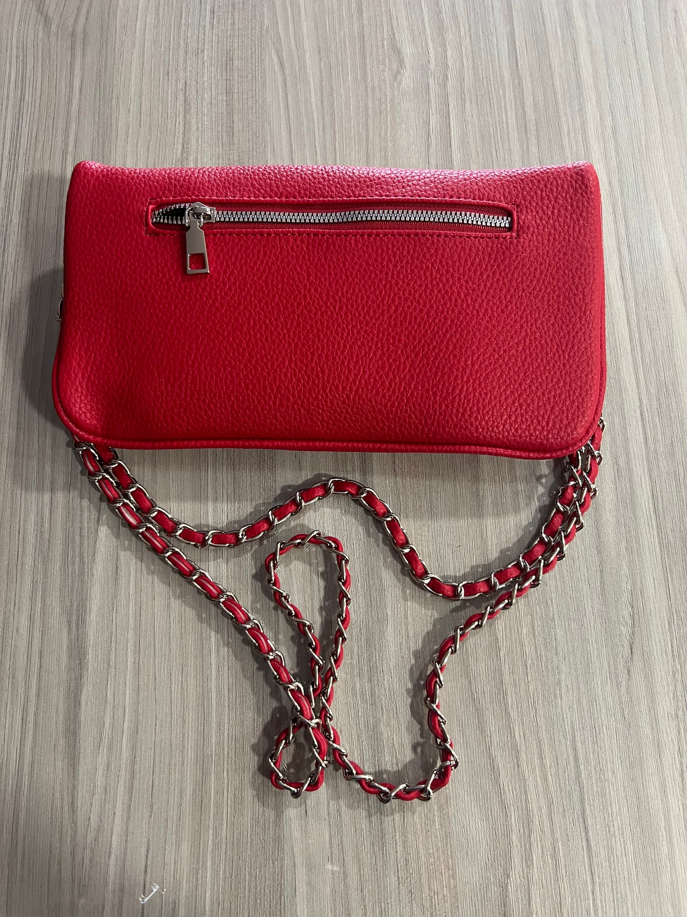 Cartera cadenas Alas roja