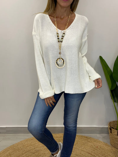 Sweater Melina Crudo