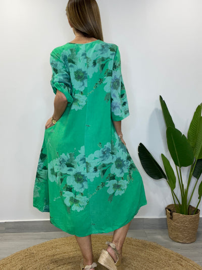 Vestido Linolet Zafiro Verde