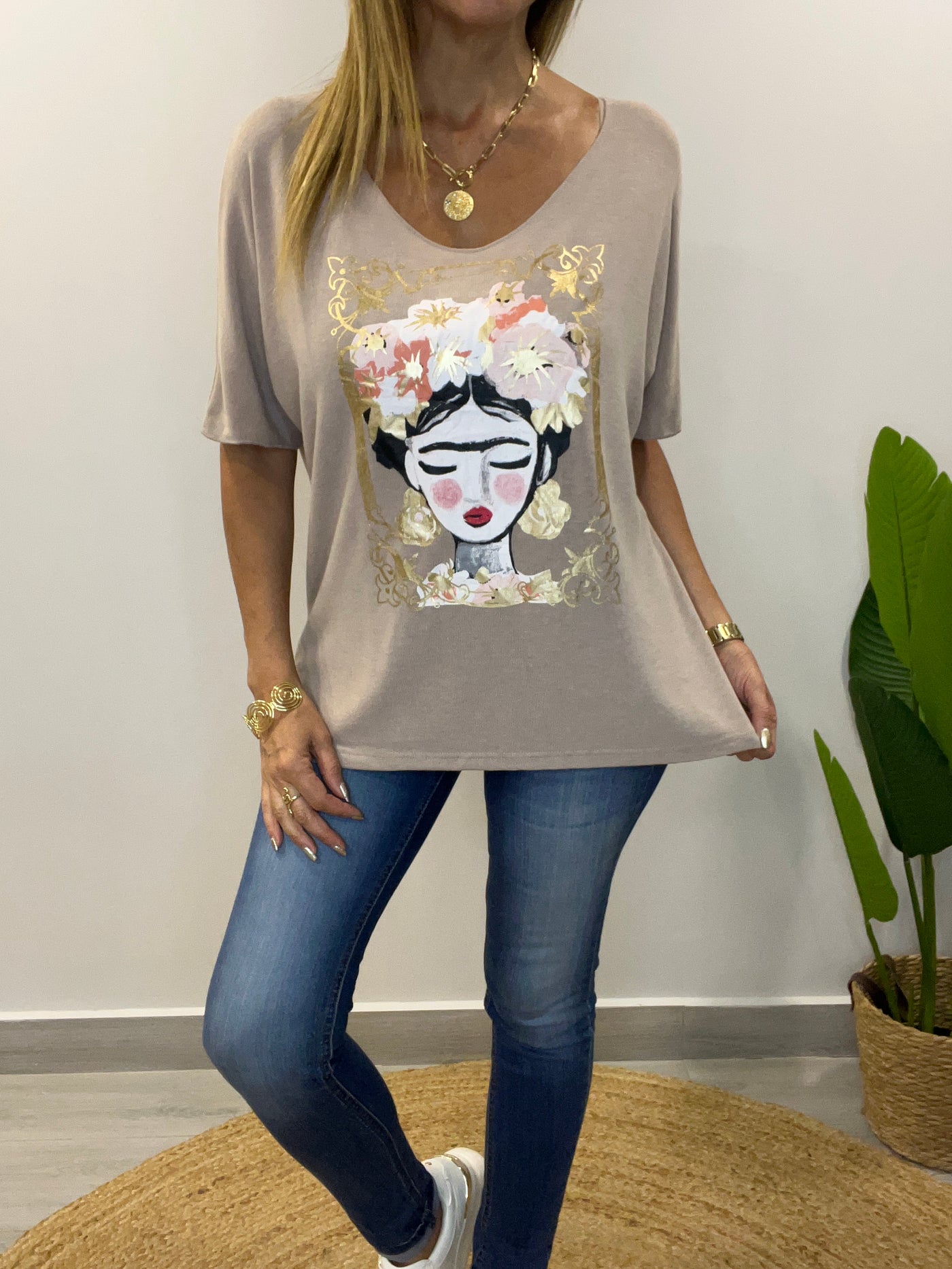 Polera Frida Fango