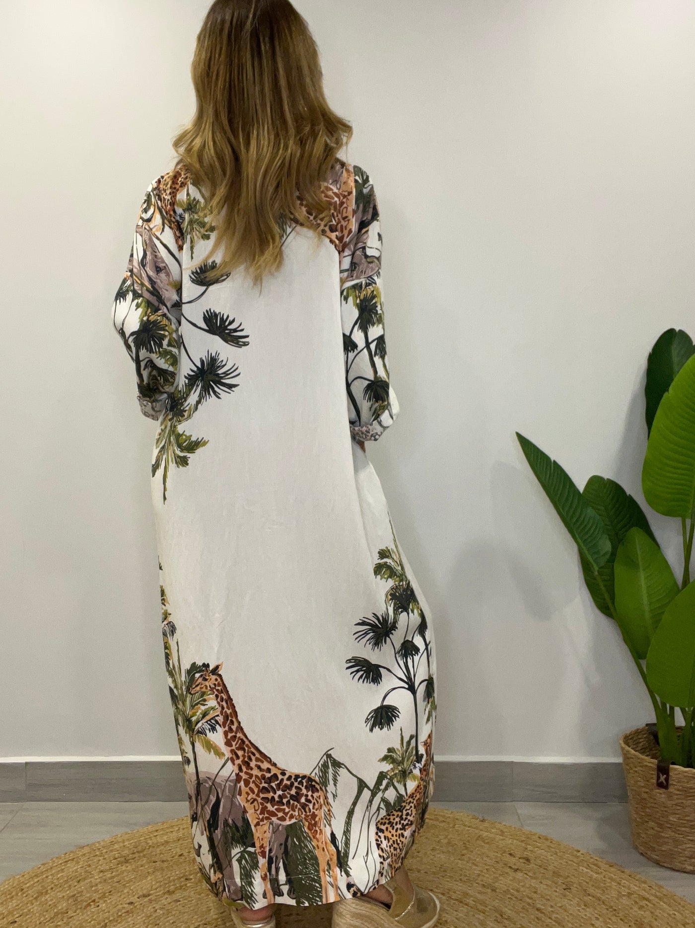 Vestido Camisero Amazonas crudo