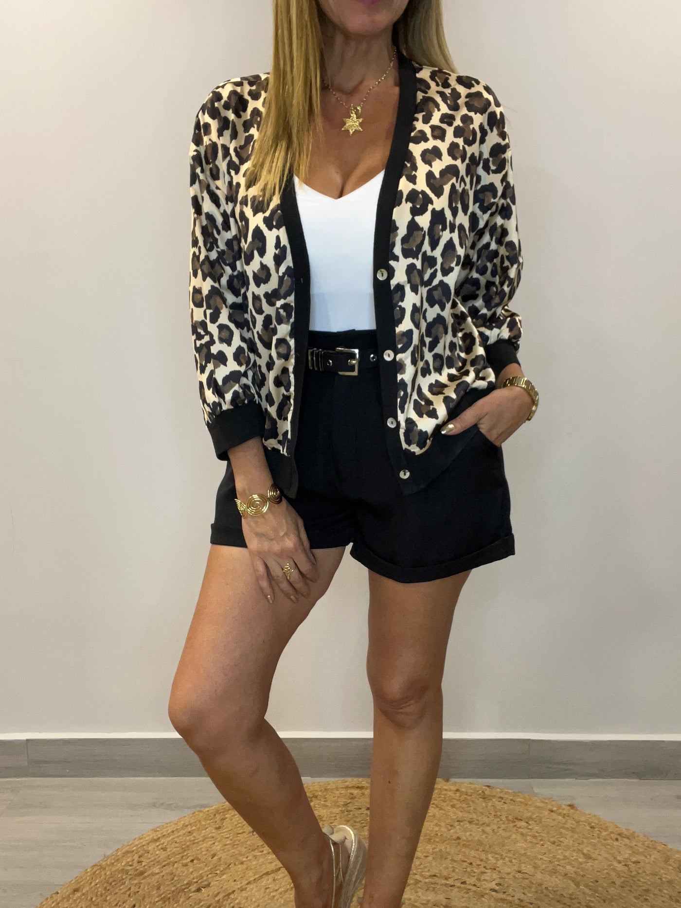 Chaleco Bomber Impacto Negro