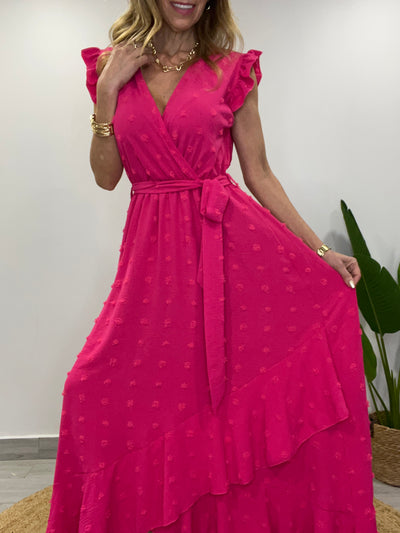 Vestido Volare fucsia