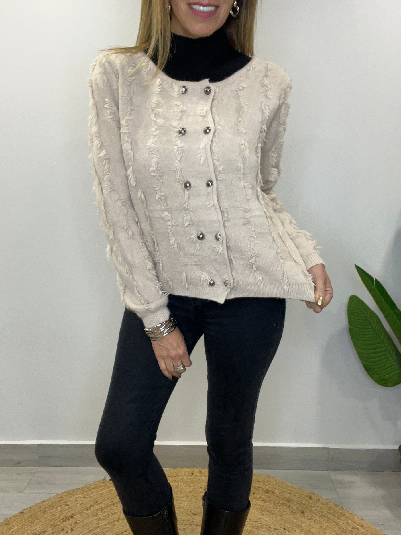 Chaleco Emma beige