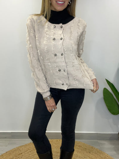 Chaleco Emma beige