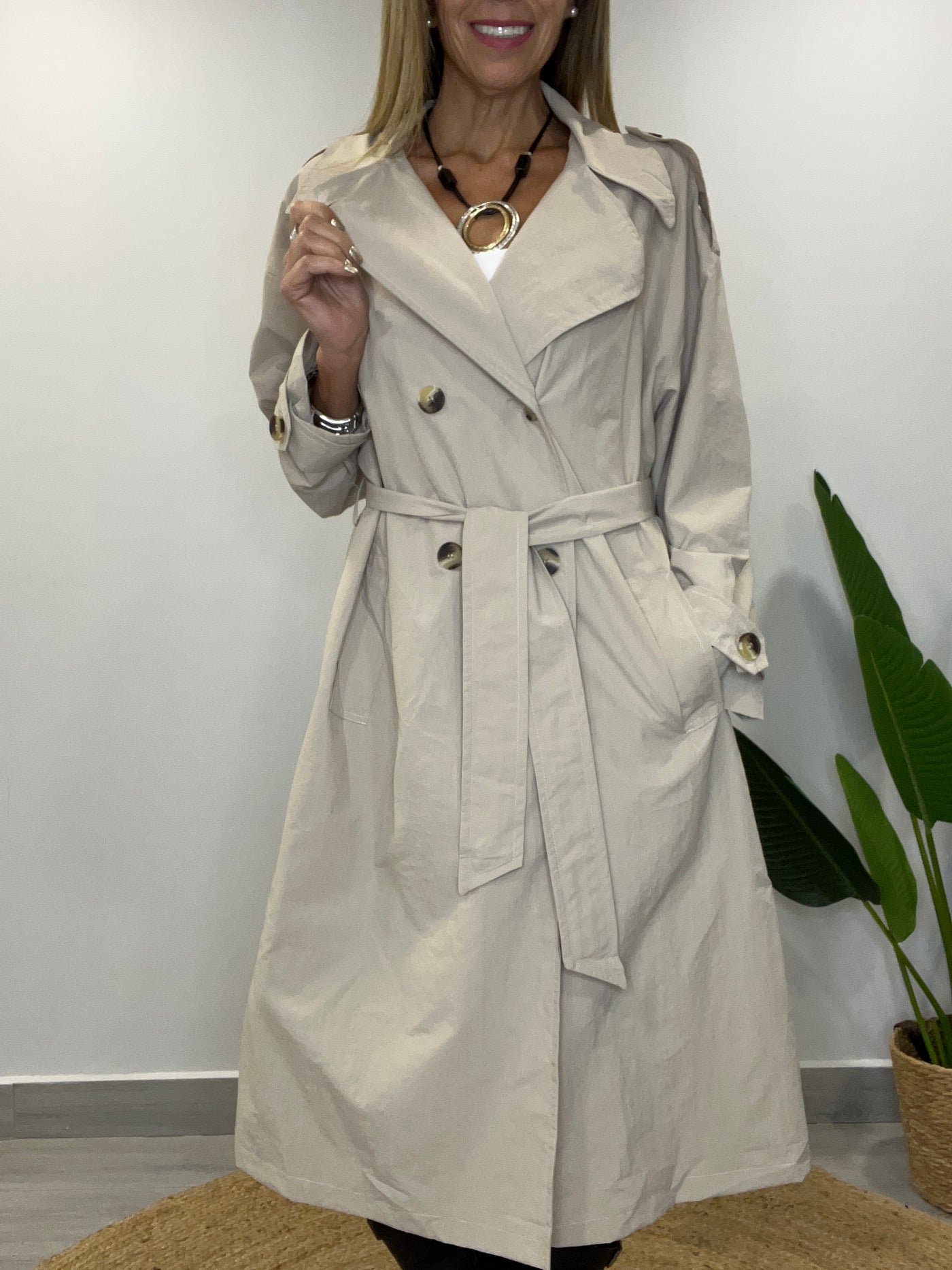 Trench Impermeable Imperio Beige