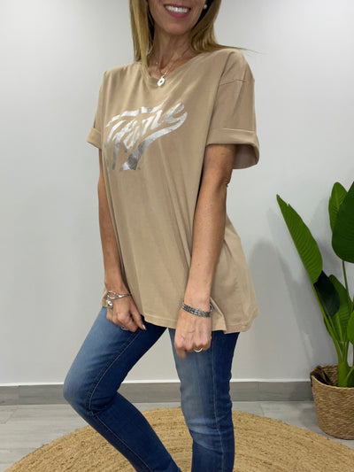 Polera Fame Camel