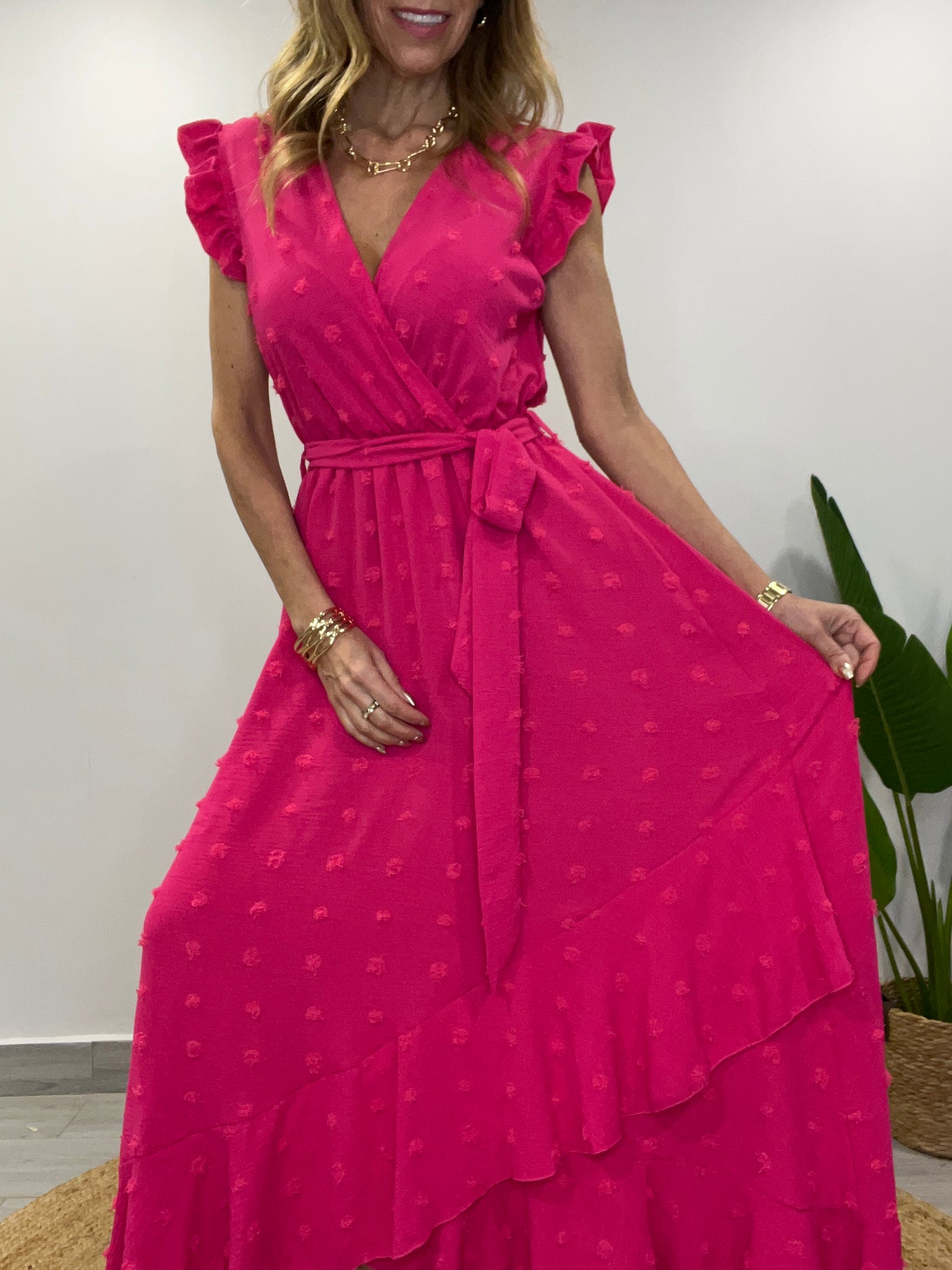 Vestido Volare fucsia
