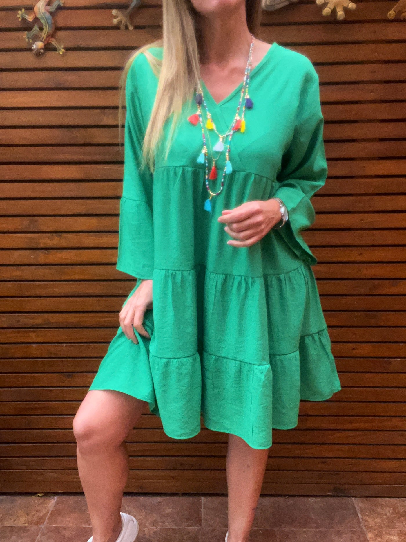 Vestido Leya verde