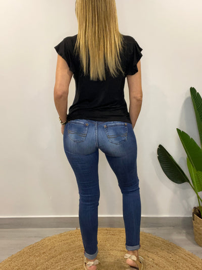 Polera Angels Negro