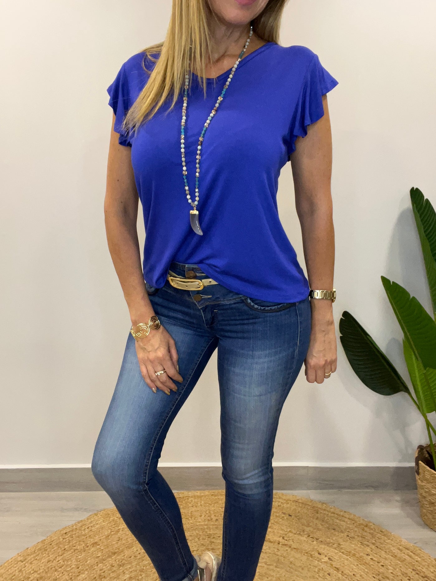 Polera Angels Azulino